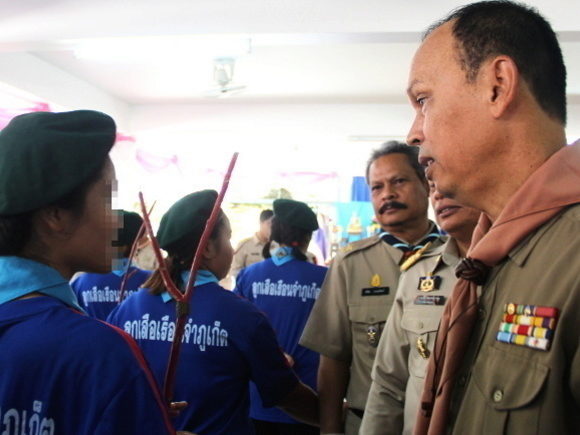 Phuket prisoners undergo scout training