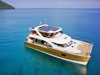 Solar-assisted yacht makes Phuket debut