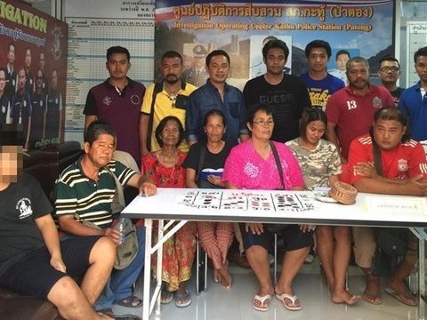 Nine gamblers arrested in Phuket