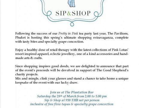 Sip &amp; Shop @ The Pavilions, Phuket