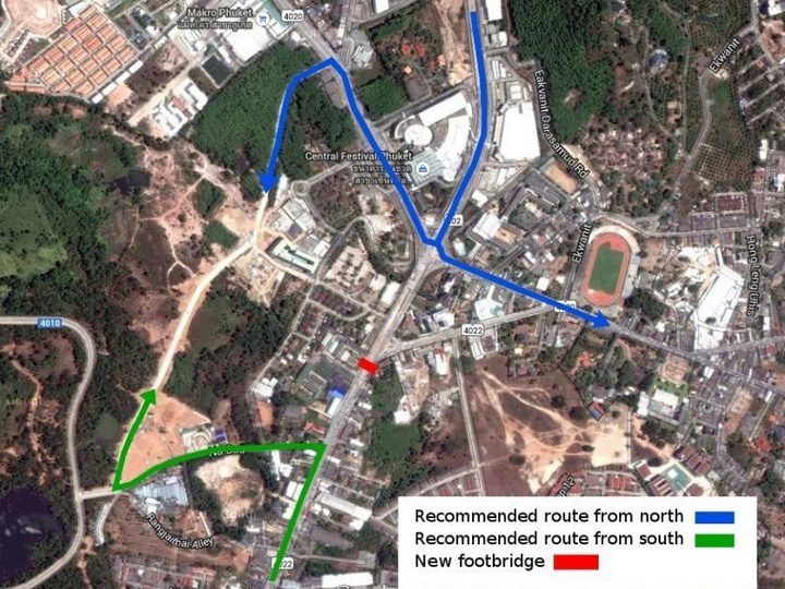 Central Phuket area road closure postponed to March 27
