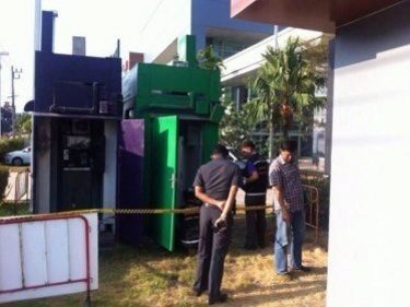 Phuket City ATMs Resist Attempted Breakin By Thieves