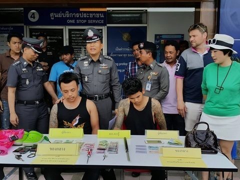 Phuket police catch bag snatch theives within four hours