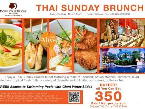 Thai Sunday Brunch at DoubleTree Phuket