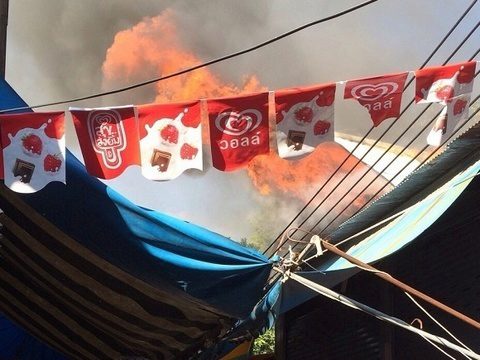 Fire on Koh Phi Phi causes B1m damage