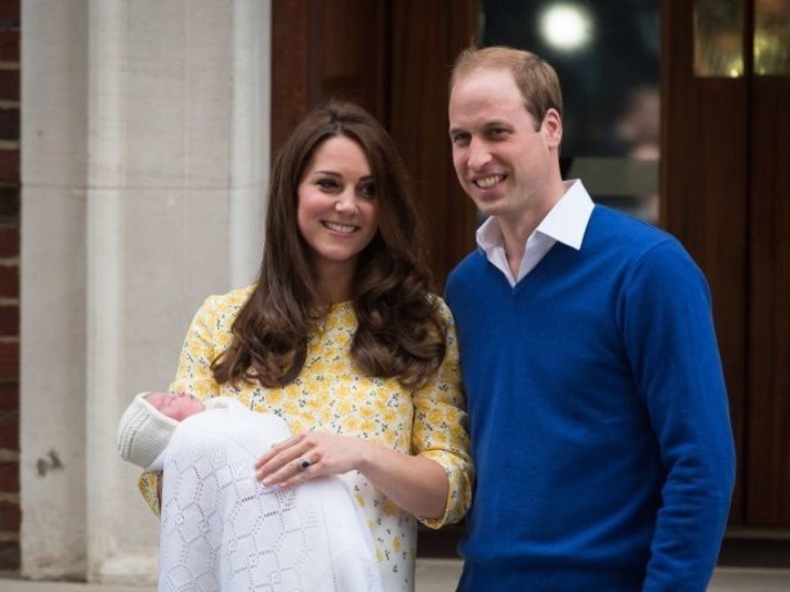 William and Kate back home with Britains new princess