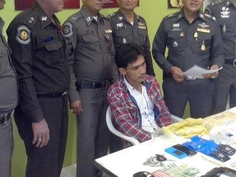 Krabi police nab man with 24,000 ya bah pills