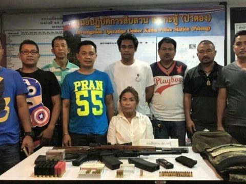 Police seize guns, ammo in Phuket raids