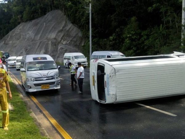 Speeding drivers of smashed passenger vans escape serious injury