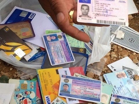 Stash of ID, ATM cards found at Phuket trash site