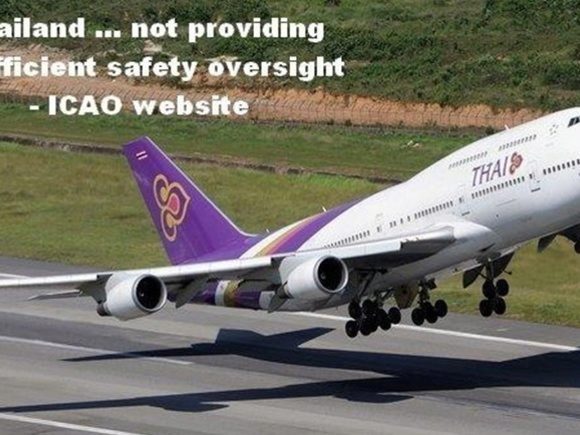 ICAO red flag clips Thailands wings
