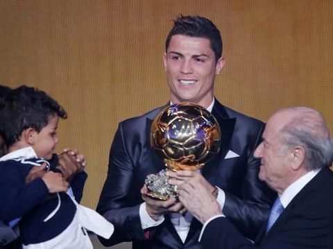 Cristiano Ronaldo wins third Ballon dOr